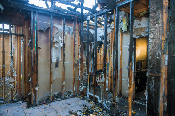 Professional Fire Damage Removal technician working in River Heights, UT